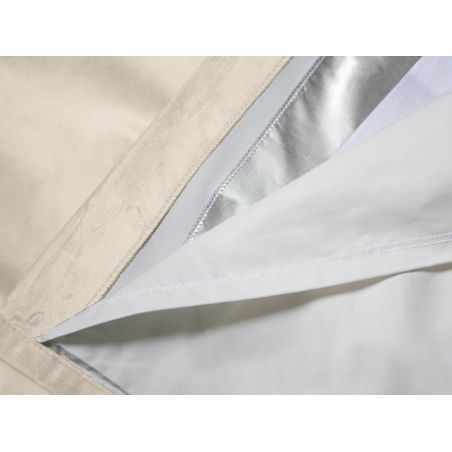 Tenda 3 in 1 Acustica Termica Oscurante Su Misura in velluto Venise Beige MC15