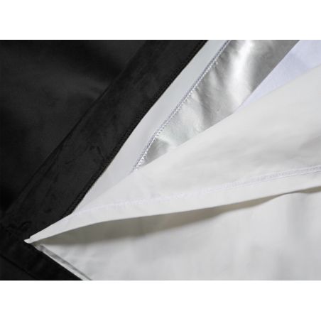 Tenda 3 in 1 Acustica Termica Oscurante Su Misura in velluto Venise Nero MC710