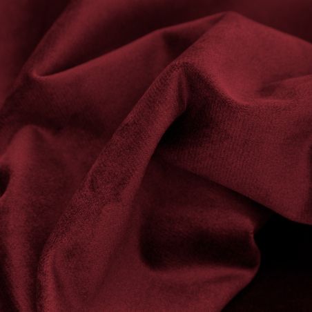 Tenda 100% Oscurante in velluto Venise Su Misura Rosso MC214