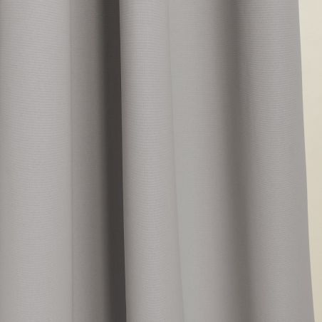 Tenda 4 in 1 per Separazione di ambienti Acustica Termica Oscurante Su Misura Grigio Ciottolo MC17