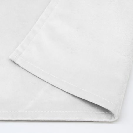Tenda Acustica per Separazione di ambienti In Velluto Su Misura Bianco MC720