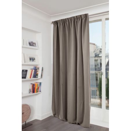 Tenda 3 in 1 Acustica Termica Oscurante in velluto Venise Taupe MC740