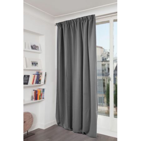 Tenda 3 in 1 Acustica Termica Oscurante in velluto Venise Grigio MC09
