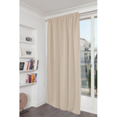 Tenda 3 in 1 Acustica Termica Oscurante in velluto Venise Beige MC15