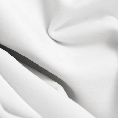 Tenda 100% Oscurante in velluto Venise Su Misura Bianco MC720