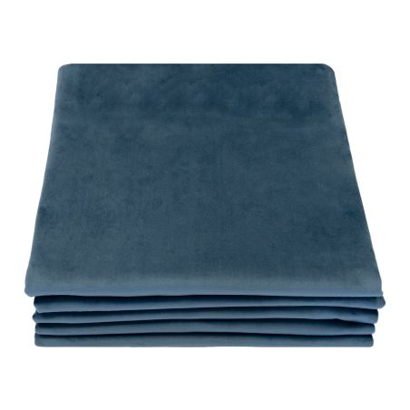 Tenda 100% Oscurante in velluto Venise Azzurro MC56