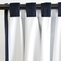Tenda 100% Oscurante in velluto Venise Azzurro MC412
