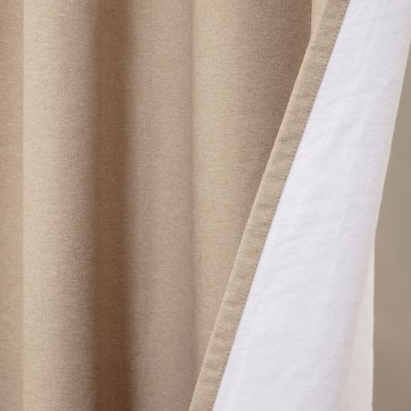 Tenda 3 in 1 Acustica Termica Oscurante Su Misura Romy Beige MC8220