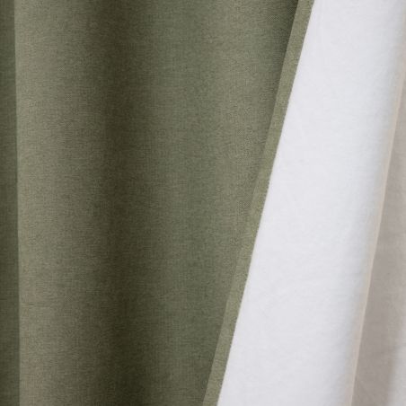 Tenda 3 in 1 Acustica Termica Oscurante Su Misura Romy Verde MC533