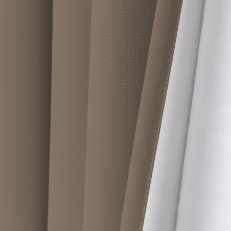 Tenda 3 in 1 Acustica Termica Oscurante Su Misura Taupe MC740