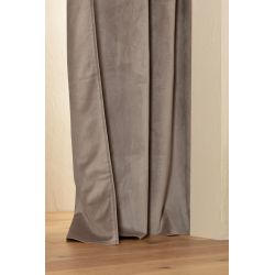 Tenda 4 in 1 per Separazione di ambienti Acustica Termica Oscurante In Velluto Venise Taupe MC740