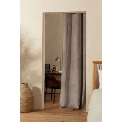 Tenda 4 in 1 per Separazione di ambienti Acustica Termica Oscurante In Velluto Venise Taupe MC740