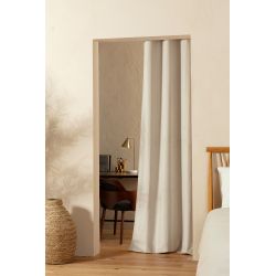 Tenda 4 in 1 per Separazione di ambienti Acustica Termica Oscurante In Velluto Venise Beige MC15