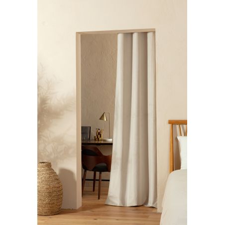 Tenda 4 in 1 per Separazione di ambienti Acustica Termica Oscurante In Velluto Venise Beige MC15