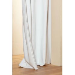 Tenda 4 in 1 per Separazione di ambienti Acustica Termica Oscurante In Velluto Venise Bianco MC720