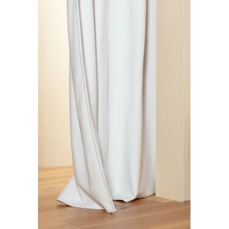 Tenda 4 in 1 per Separazione di ambienti Acustica Termica Oscurante In Velluto Venise Bianco MC720