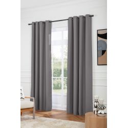 Tenda Oscurante Aspetto cotone piqué Grigio MC09