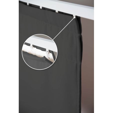 Tenda 4 in 1 per Separazione di ambienti Acustica Termica Oscurante Grigio MC732