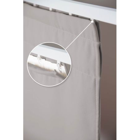 Tenda 4 in 1 per Separazione di ambienti Acustica Termica Oscurante Grigio MC17