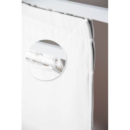 Tenda 4 in 1 per Separazione di ambienti Acustica Termica Oscurante Bianco MC720