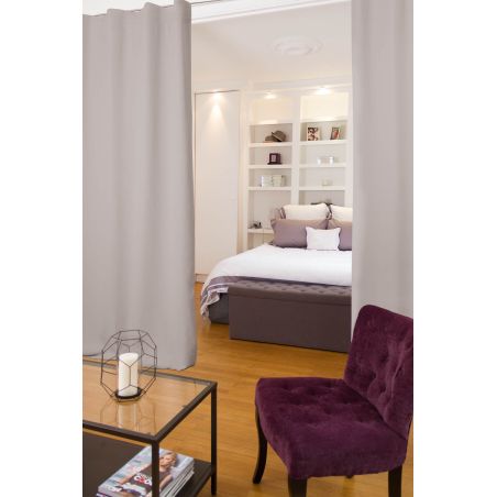 Tenda 4 in 1 per Separazione di ambienti Acustica Termica Oscurante Grigio MC17
