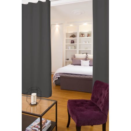 Tenda 4 in 1 per Separazione di ambienti Acustica Termica Oscurante Grigio MC732