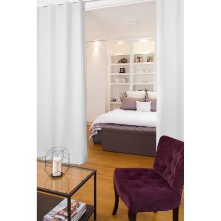 Tenda 4 in 1 per Separazione di ambienti Acustica Termica Oscurante Bianco MC720