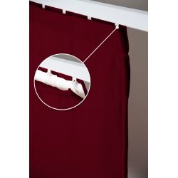 Tenda 4 in 1 per Separazione di ambienti Acustica Termica Oscurante Rosso MC330